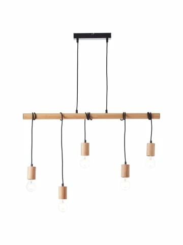 Schlussverkauf 🔥 Decken- & Hängeleuchten Brilliant Pendelleuchte, 5-flammig Jenji 110,5x80x5 Cm In Holz Hell/schwarz GĂĽnstig Kaufen ⌛ 3 Schlussverkauf 🔥 Decken- & Hängeleuchten Brilliant Pendelleuchte, 5-flammig Jenji 110,5x80x5 Cm In Holz Hell/schwarz GĂĽnstig Kaufen ⌛ – Bild 3