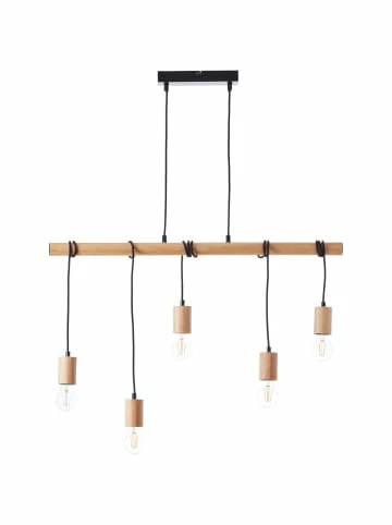Schlussverkauf 🔥 Decken- & Hängeleuchten Brilliant Pendelleuchte, 5-flammig Jenji 110,5x80x5 Cm In Holz Hell/schwarz GĂĽnstig Kaufen ⌛ 4 Schlussverkauf 🔥 Decken- & Hängeleuchten Brilliant Pendelleuchte, 5-flammig Jenji 110,5x80x5 Cm In Holz Hell/schwarz GĂĽnstig Kaufen ⌛ – Bild 4