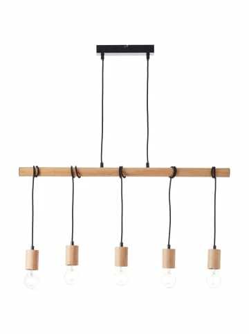 Schlussverkauf 🔥 Decken- & Hängeleuchten Brilliant Pendelleuchte, 5-flammig Jenji 110,5x80x5 Cm In Holz Hell/schwarz GĂĽnstig Kaufen ⌛ 1 Schlussverkauf 🔥 Decken- & Hängeleuchten Brilliant Pendelleuchte, 5-flammig Jenji 110,5x80x5 Cm In Holz Hell/schwarz GĂĽnstig Kaufen ⌛