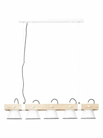 Brandneu 🤩 Decken- & Hängeleuchten Brilliant Pendelleuchte, 5-flammig Plow 115x95x20 Cm In Weiß/holz Hell Günstig Kaufen ⌛ 2 Brandneu 🤩 Decken- & Hängeleuchten Brilliant Pendelleuchte, 5-flammig Plow 115x95x20 Cm In Weiß/holz Hell Günstig Kaufen ⌛ – Bild 2