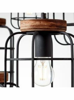 Blitzangebot 🎉 Decken- & Hängeleuchten Brilliant Pendelleuchte, 6-flammig Gwen 130x110x45 Cm In Schwarz Stahl/holz Günstig Kaufen 🧨 -brilliant Verkäufe brilliant pendelleuchte 6 flammig gwen 130x110x45 cm in schwarz stahl holz 4