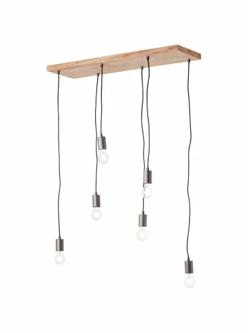 Top 10 🥰 Decken- & Hängeleuchten Brilliant Pendelleuchte, 6-flammig Rustik 125x80x25 Cm In Schwarz/holzfarbend Günstig Kaufen ❤️ 4 Top 10 🥰 Decken- & Hängeleuchten Brilliant Pendelleuchte, 6-flammig Rustik 125x80x25 Cm In Schwarz/holzfarbend Günstig Kaufen ❤️ – Bild 4