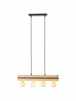 Aktion ❤️ Decken- & Hängeleuchten Brilliant Pendelleuchte 60cm Benny 120x60x0 Cm In Schwarz Matt/natur Günstig Kaufen 🔥