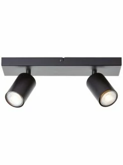 Besorgen 🧨 Decken- & Hängeleuchten Brilliant Spotbalken, 2-flammig Jello 12x32x12 Cm In Schwarz Matt Günstig Kaufen 🤩