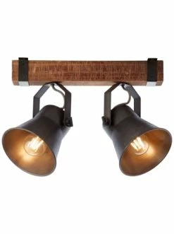 Top 10 😍 Decken- & Hängeleuchten Brilliant Spotbalken, 2-flammig Plow 24x40x17 Cm In Schwarz Stahl Günstig Kaufen 👍