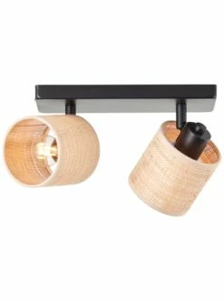 Großhandel 🌟 Decken- & Hängeleuchten Brilliant Spotbalken, 2-flammig Raffy 18x26x14,5 Cm In Natur/schwarz Günstig Kaufen 🔥 -brilliant Verkäufe brilliant spotbalken 2 flammig raffy 18x26x14 5 cm in natur schwarz 6