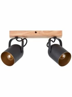 Beste Bewertungen von 🛒 Decken- & Hängeleuchten Brilliant Spotbalken, 2-flammig Tronte 17,5x37,5x8 Cm In Gold/schwarz/holz Günstig Kaufen 👍 -brilliant Verkäufe brilliant spotbalken 2 flammig tronte 17 5x37 5x8 cm in gold schwarz holz 3