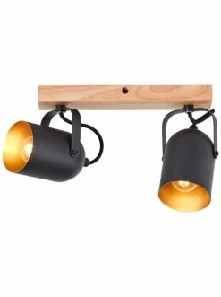 Beste Bewertungen von 🛒 Decken- & Hängeleuchten Brilliant Spotbalken, 2-flammig Tronte 17,5x37,5x8 Cm In Gold/schwarz/holz Günstig Kaufen 👍 -brilliant Verkäufe brilliant spotbalken 2 flammig tronte 17 5x37 5x8 cm in gold schwarz holz 5