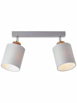 Top 10 🧨 Decken- & Hängeleuchten Brilliant Spotbalken, 2-flammig Vonnie 26x48x13 Cm In Grau/holz Günstig Kaufen ⭐