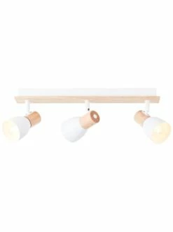 Brandneu ❤️ Decken- & Hängeleuchten Brilliant Spotbalken, 3-flammig Daintree 16,5x47,5x7 Cm In Weiß/natur Günstig Kaufen 🥰