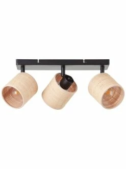 Am billigsten ❤️ Decken- & Hängeleuchten Brilliant Spotbalken, 3-flammig Raffy 18x14,5x40,5 Cm In Natur/schwarz Günstig Kaufen ✨ -brilliant Verkäufe brilliant spotbalken 3 flammig raffy 18x14 5x40 5 cm in natur schwarz 3