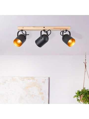 Am billigsten 😀 Decken- & Hängeleuchten Brilliant Spotbalken, 3-flammig Tronte 17,5x57,5x8 Cm In Gold/schwarz/holz Günstig Kaufen 🔔 2 Am billigsten 😀 Decken- & Hängeleuchten Brilliant Spotbalken, 3-flammig Tronte 17,5x57,5x8 Cm In Gold/schwarz/holz Günstig Kaufen 🔔 – Bild 2