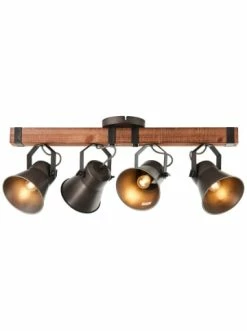 Angebote 🔔 Decken- & Hängeleuchten Brilliant Spotbalken, 4-flammig Decca 33x78x28 Cm In Schwarz Stahl Günstig Kaufen 🔔