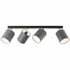 Bester Verkauf ✔️ Decken- & Hängeleuchten Brilliant Spotbalken, 4-flammig Galance 24,5x101x35 Cm In Schwarz Günstig Kaufen 👏