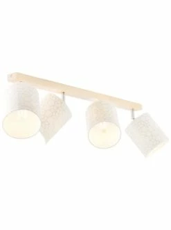 Billig 🛒 Decken- & Hängeleuchten Brilliant Spotbalken, 4-flammig Galance 24x102x35 Cm In Holz Hell/weiß Günstig Kaufen 👍 -brilliant Verkäufe brilliant spotbalken 4 flammig galance 24x102x35 cm in holz hell weiss 3