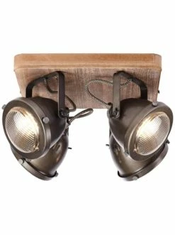 Beste Bewertungen von ⭐ Wandleuchten Brilliant Spotplatte, 4-flammig Carmen Wood 17,5x29x29 Cm In Burned Steel/holz Günstig Kaufen 🔔