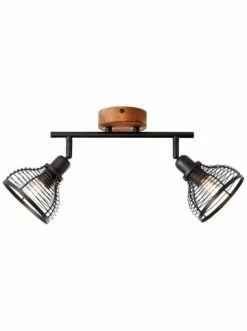 Bester Verkauf 💯 Decken- & Hängeleuchten Brilliant Spotrohr, 2-flammig Avia 16x33x17 Cm In Schwarz/holzfarbend Günstig Kaufen 😍 -brilliant Verkäufe brilliant spotrohr 2 flammig avia 16x33x17 cm in schwarz holzfarbend 4