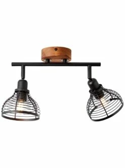 Bester Verkauf 💯 Decken- & Hängeleuchten Brilliant Spotrohr, 2-flammig Avia 16x33x17 Cm In Schwarz/holzfarbend Günstig Kaufen 😍 -brilliant Verkäufe brilliant spotrohr 2 flammig avia 16x33x17 cm in schwarz holzfarbend 5