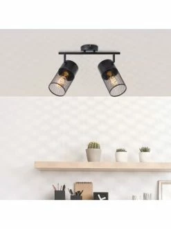 Bester Verkauf ⭐ Decken- & Hängeleuchten Brilliant Spotrohr, 2-flammig Kamolo 28,5x35x10 Cm In Schwarz Matt Günstig Kaufen 💯 -brilliant Verkäufe brilliant spotrohr 2 flammig kamolo 28 5x35x10 cm in schwarz matt 1