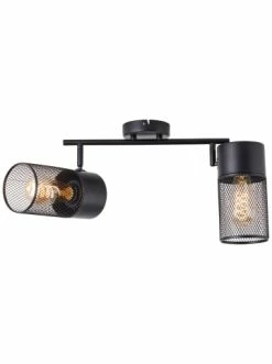 Bester Verkauf ⭐ Decken- & Hängeleuchten Brilliant Spotrohr, 2-flammig Kamolo 28,5x35x10 Cm In Schwarz Matt Günstig Kaufen 💯 -brilliant Verkäufe brilliant spotrohr 2 flammig kamolo 28 5x35x10 cm in schwarz matt 5