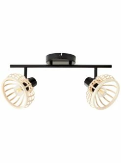 Beste Bewertungen von 👏 Decken- & Hängeleuchten Brilliant Spotrohr, 2-flammig Norah 22x42,5x15 Cm In Schwarz/natur Günstig Kaufen ✔️ -brilliant Verkäufe brilliant spotrohr 2 flammig norah 22x42 5x15 cm in schwarz natur 3