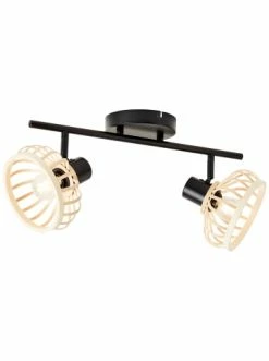 Beste Bewertungen von 👏 Decken- & Hängeleuchten Brilliant Spotrohr, 2-flammig Norah 22x42,5x15 Cm In Schwarz/natur Günstig Kaufen ✔️ -brilliant Verkäufe brilliant spotrohr 2 flammig norah 22x42 5x15 cm in schwarz natur 6