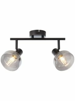 Top 10 ✔️ Decken- & Hängeleuchten Brilliant Spotrohr, 2-flammig Reflekt 19,5x43x20 Cm In Schwarzmatt/rauchglas Günstig Kaufen 😉