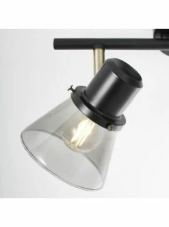 Bester Verkauf ⭐ Decken- & Hängeleuchten Brilliant Spotrohr, 2-flammig Ronald 17,5x37,5x18 Cm In Schwarz/antik Messing/Rauchglas Günstig Kaufen 🌟 -brilliant Verkäufe brilliant spotrohr 2 flammig ronald 17 5x37 5x18 cm in schwarz antik messing rauchglas 3