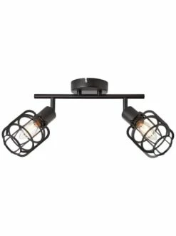 Billig 👍 Decken- & Hängeleuchten Brilliant Spotrohr, 2-flammig Spacid 20x30x20 Cm In Sand Schwarz Günstig Kaufen 😀