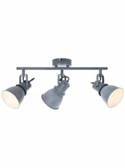 Angebote 👏 Decken- & Hängeleuchten Brilliant Spotrohr, 3-flammig Bogart 21,5x50,6x20 Cm In Grau Beton Günstig Kaufen 🎁