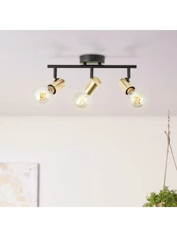 Coupon ⭐ Decken- & Hängeleuchten Brilliant Spotrohr, 3-flammig Kerry 14,5x35,5x10 Cm In Schwarz/messing Günstig Kaufen 🔥 2 Coupon ⭐ Decken- & Hängeleuchten Brilliant Spotrohr, 3-flammig Kerry 14,5x35,5x10 Cm In Schwarz/messing Günstig Kaufen 🔥 – Bild 2