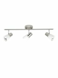 Bester Verkauf 💯 Decken- & Hängeleuchten Brilliant Spotrohr, 3-flammig Luca 15x46x16,5 Cm In Eisen/chrom/weiß Günstig Kaufen 👏