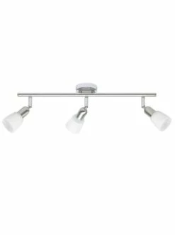 Billig ✨ Decken- & Hängeleuchten Brilliant Spotrohr, 3-flammig Sofia 10x57x21,5 Cm In Eisen/chrom/weiß Günstig Kaufen 🔥