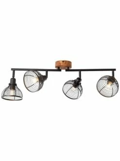 Top 10 💯 Decken- & Hängeleuchten Brilliant Spotrohr, 4-flammig Avia 22x70x12 Cm In Schwarz/holzfarbend Günstig Kaufen 🥰 -brilliant Verkäufe brilliant spotrohr 4 flammig avia 22x70x12 cm in schwarz holzfarbend 3