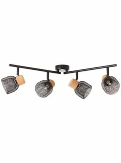 Blitzangebot 👏 Decken- & Hängeleuchten Brilliant Spotrohr, 4-flammig, Drehbar Flaka 16,5x76,5x9 Cm In Schwarz Matt Günstig Kaufen 😉 -brilliant Verkäufe brilliant spotrohr 4 flammig drehbar flaka 16 5x76 5x9 cm in schwarz matt 8