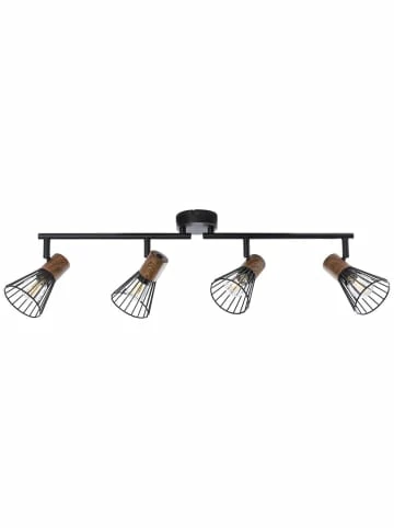 Billig ❤️ Decken- & Hängeleuchten Brilliant Spotrohr, 4-flammig, Drehbar Manama 18x60,5x20 Cm In Holz Dunkel/schwarz Matt Günstig Kaufen ⌛ 2 Billig ❤️ Decken- & Hängeleuchten Brilliant Spotrohr, 4-flammig, Drehbar Manama 18x60,5x20 Cm In Holz Dunkel/schwarz Matt Günstig Kaufen ⌛ – Bild 2