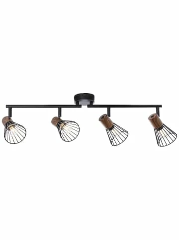 Billig ❤️ Decken- & Hängeleuchten Brilliant Spotrohr, 4-flammig, Drehbar Manama 18x60,5x20 Cm In Holz Dunkel/schwarz Matt Günstig Kaufen ⌛ 3 Billig ❤️ Decken- & Hängeleuchten Brilliant Spotrohr, 4-flammig, Drehbar Manama 18x60,5x20 Cm In Holz Dunkel/schwarz Matt Günstig Kaufen ⌛ – Bild 3