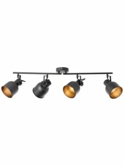 Rabatt 🎁 Decken- & Hängeleuchten Brilliant Spotrohr, 4-flammig Rolet 18x76x30 Cm In Sand Schwarz Günstig Kaufen 💯