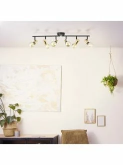 Blitzangebot 🔔 Decken- & Hängeleuchten Brilliant Spotrohr, 6-flammig Kerry 14,5x76,5x10 Cm In Schwarz/messing Günstig Kaufen 😀 -brilliant Verkäufe brilliant spotrohr 6 flammig kerry 14 5x76 5x10 cm in schwarz messing 2