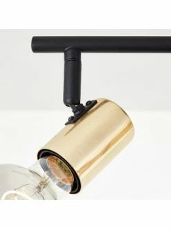 Blitzangebot 🔔 Decken- & Hängeleuchten Brilliant Spotrohr, 6-flammig Kerry 14,5x76,5x10 Cm In Schwarz/messing Günstig Kaufen 😀 -brilliant Verkäufe brilliant spotrohr 6 flammig kerry 14 5x76 5x10 cm in schwarz messing 4