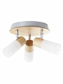 Bestpreis 🧨 Decken- & Hängeleuchten Brilliant Spotrondell, 3-flammig Babsan ⌀ 20 Cm In Holz Hell/weiß Günstig Kaufen 🔔 -brilliant Verkäufe brilliant spotrondell 3 flammig babsan 20 cm in holz hell weiss 1