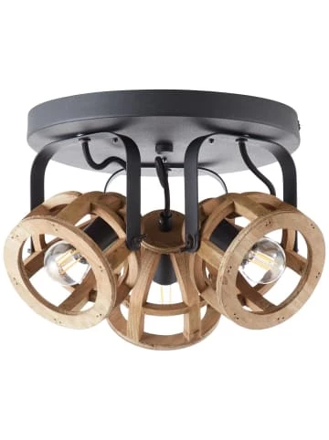 Großhandel 🔥 Decken- & Hängeleuchten Brilliant Spotrondell, 3-flammig Matrix Wood ⌀ 30 Cm In Schwarz/natur Günstig Kaufen ❤️ 2 Großhandel 🔥 Decken- & Hängeleuchten Brilliant Spotrondell, 3-flammig Matrix Wood ⌀ 30 Cm In Schwarz/natur Günstig Kaufen ❤️ – Bild 2