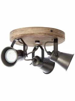 Am billigsten 🔔 Decken- & Hängeleuchten Brilliant Spotrondell, 3-flammig Seed ⌀ 28 Cm In Schwarz Stahl/holz Hell Günstig Kaufen 🔥 -brilliant Verkäufe brilliant spotrondell 3 flammig seed 28 cm in schwarz stahl holz hell 4