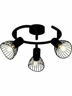 Rabatt 😍 Decken- & Hängeleuchten Brilliant Spotspirale, 3-flammig Elhi ⌀ 42 Cm In Schwarz Günstig Kaufen 👏