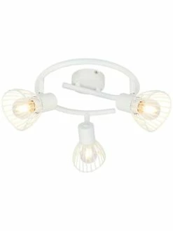 Angebote 🌟 Decken- & Hängeleuchten Brilliant Spotspirale, 3-flammig Elhi ⌀ 42 Cm In Weiß Günstig Kaufen 😍