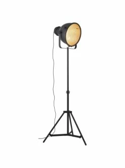 Großhandel ✨ Stehleuchten Brilliant Standleuchte, 1-flammig Kiki ⌀ 69 Cm In Schwarz Korund Günstig Kaufen 👏