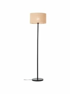 Neu 🔥 Stehleuchten Brilliant Standleuchte Aniela ⌀ 40 Cm In Schwarz/natur Günstig Kaufen 🛒