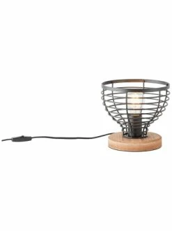 Neu 🧨 Tischleuchten Brilliant Tischleuchte 20cm Avia ⌀ 20 Cm In Schwarz/holz Günstig Kaufen ✨ -brilliant Verkäufe brilliant tischleuchte 20cm avia 20 cm in schwarz holz 4