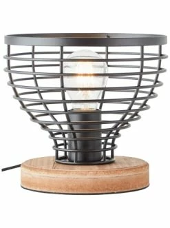 Neu 🧨 Tischleuchten Brilliant Tischleuchte 20cm Avia ⌀ 20 Cm In Schwarz/holz Günstig Kaufen ✨ -brilliant Verkäufe brilliant tischleuchte 20cm avia 20 cm in schwarz holz 6