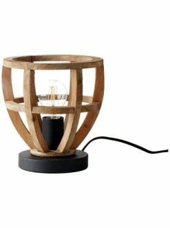 Aktion 👍 Tischleuchten Brilliant Tischleuchte 20cm Matrix Nature ⌀ 20 Cm In Antik Holz/schwarz Korund Günstig Kaufen 💯 -brilliant Verkäufe brilliant tischleuchte 20cm matrix nature 20 cm in antik holz schwarz korund 4